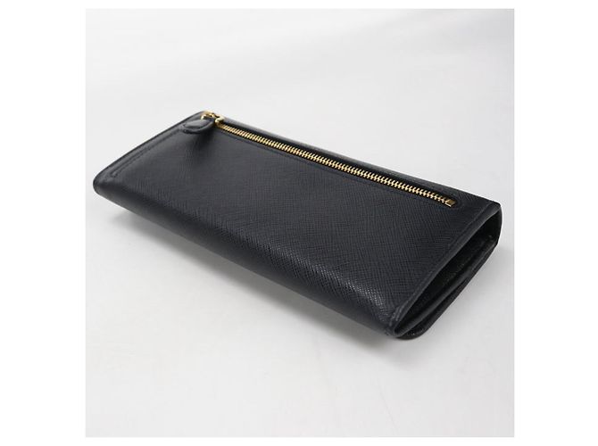 Saffiano Cartera larga bipliegue Prada Negro - vista 2