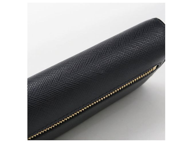 Saffiano Cartera larga bipliegue Prada Negro - vista 6
