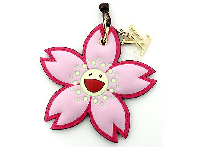 Charm Cherry Blossom Louis Vuitton x Takashi Murakami Marrone Rosa - vista 3