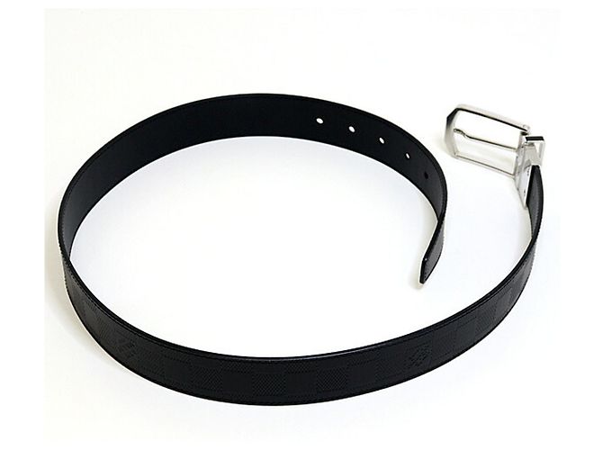 Cintura Slender da uomo Louis Vuitton Nero - vista 2