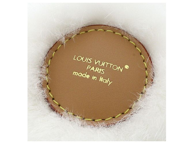 Portachiavi Louis Vuitton Vivienne Fur Bag Charm Bianco - vista 4