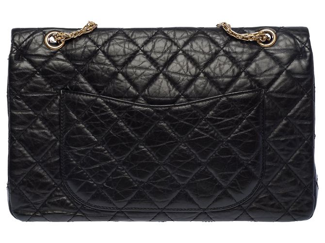 Mademoiselle Borsa CHANEL 2.55 in Pelle Nera - 103727 Nero - vista 2