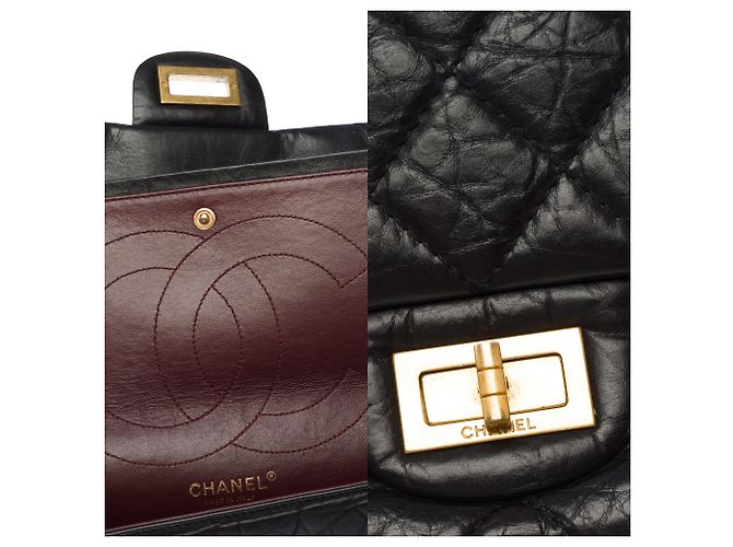 Mademoiselle Borsa CHANEL 2.55 in Pelle Nera - 103727 Nero - vista 5