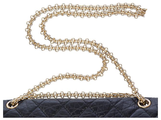 Mademoiselle Borsa CHANEL 2.55 in Pelle Nera - 103727 Nero - vista 8