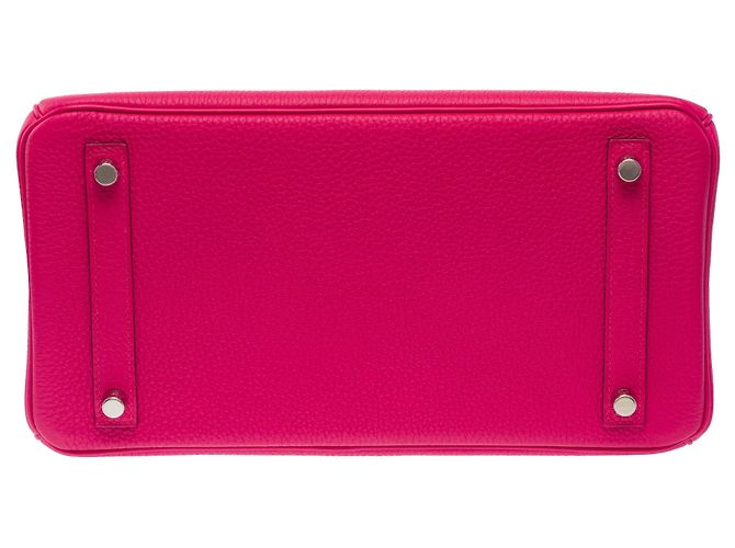 Hermès Borsa HERMES Birkin 30 in Pelle Rosa - 103746 - vista 11