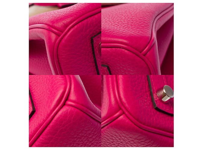 Hermès Borsa HERMES Birkin 30 in Pelle Rosa - 103746 - vista 12