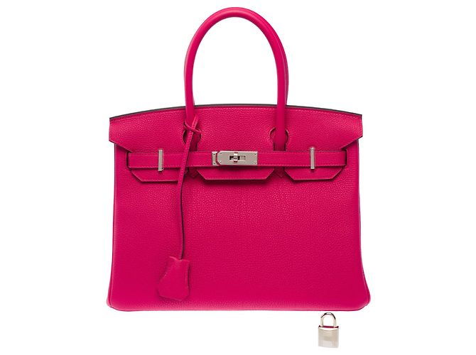 Hermès Borsa HERMES Birkin 30 in Pelle Rosa - 103746 - vista 3