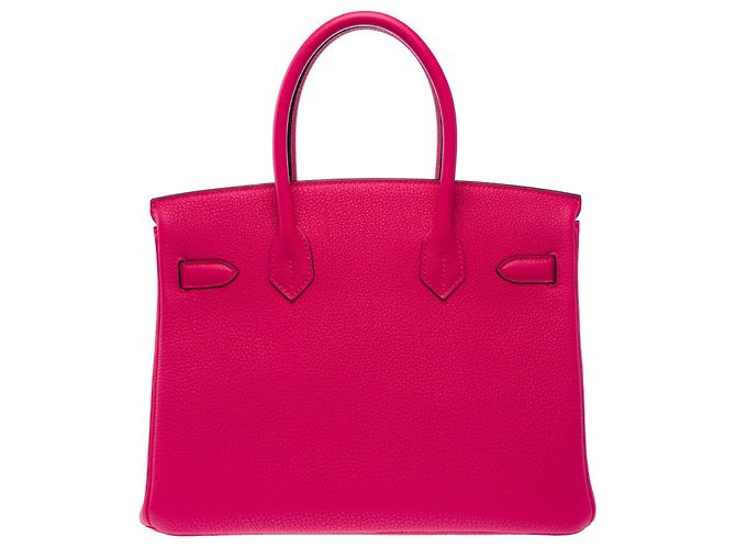 Hermès Borsa HERMES Birkin 30 in Pelle Rosa - 103746 - vista 4