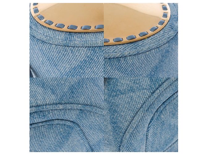 Vanity Borsa CHANEL in Denim Blu - 103742 - vista 11