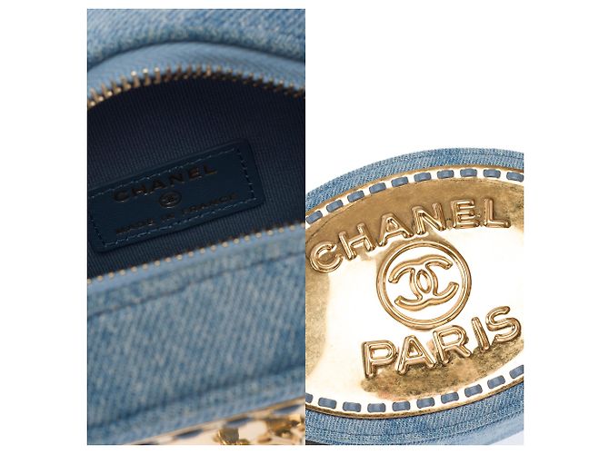 Vanity Borsa CHANEL in Denim Blu - 103742 - vista 6