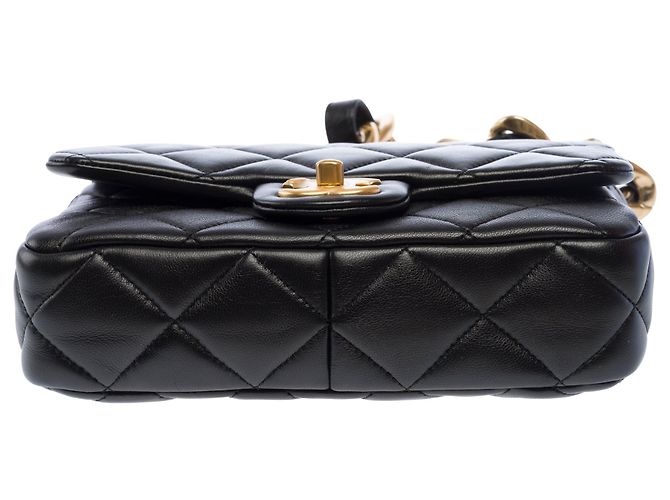 Bolsa CHANEL Timeless/Classique em Couro Preto - 103745 - vista 11