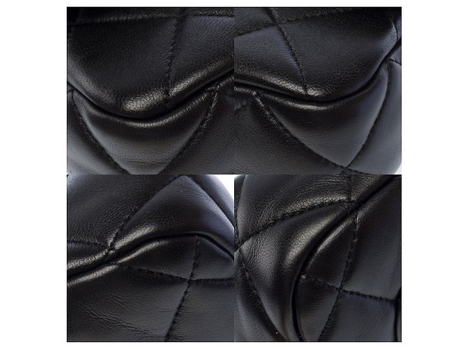 Bolsa CHANEL Timeless/Classique em Couro Preto - 103745 - vista 12
