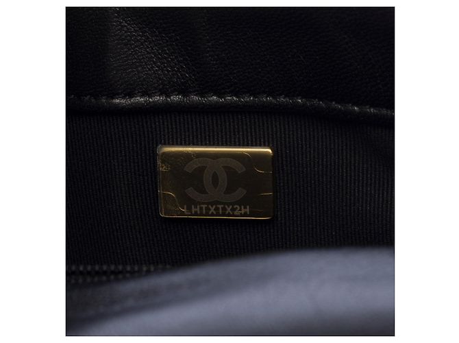 Bolsa CHANEL Timeless/Classique em Couro Preto - 103745 - vista 8