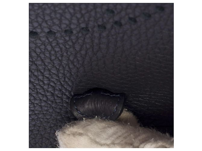 Hermès Borsa HERMES Mini Evelyne in Pelle Blu Navy - 103712 - vista 8