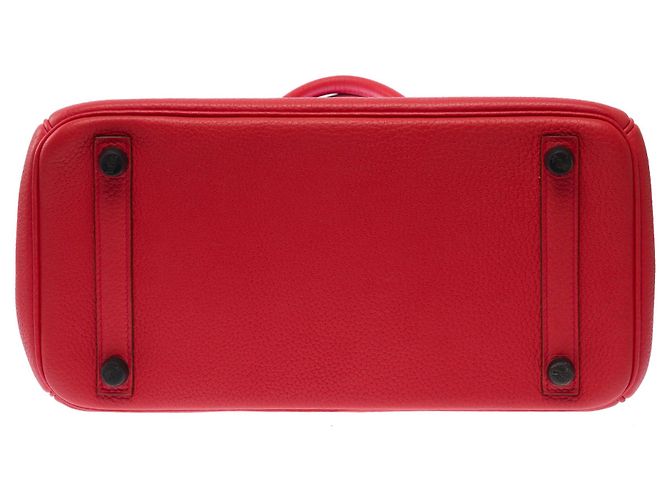 Hermès Borsa HERMES Birkin 30 in Pelle Rossa - 103708 Rosso - vista 11
