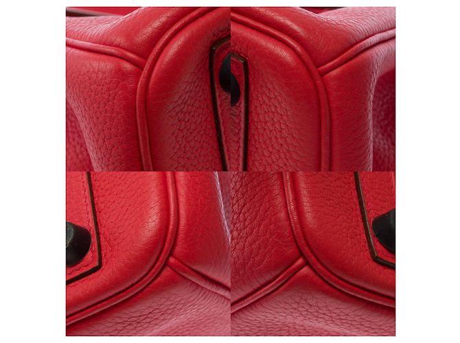Hermès Borsa HERMES Birkin 30 in Pelle Rossa - 103708 Rosso - vista 12