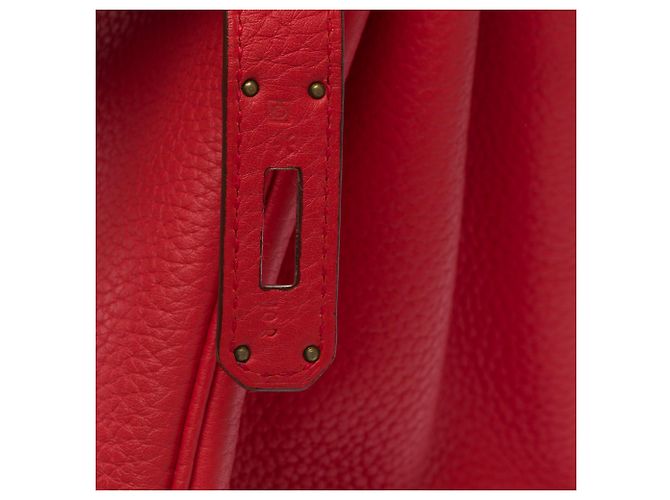 Hermès Borsa HERMES Birkin 30 in Pelle Rossa - 103708 Rosso - vista 8