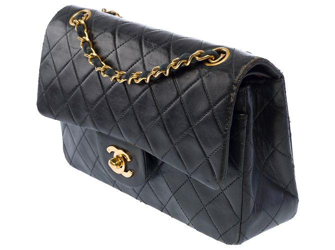 Borsa CHANEL Timeless/Classique in Pelle Nera - 103725 Nero - vista 4