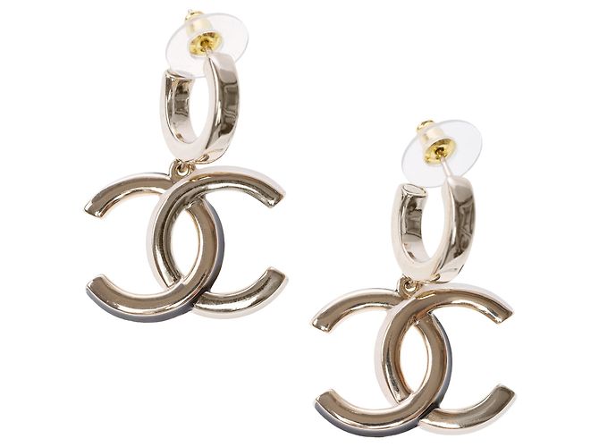 Gioielli CHANEL CC in Metallo Dorato - 103702 D'oro - vista 2