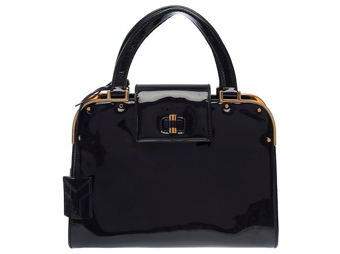 Borsa in pelle nera YVES SAINT LAURENT - 103694 Nero - vista 2
