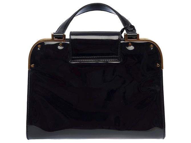 Borsa in pelle nera YVES SAINT LAURENT - 103694 Nero - vista 3