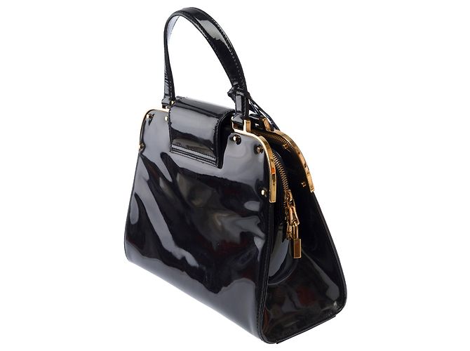 Borsa in pelle nera YVES SAINT LAURENT - 103694 Nero - vista 5