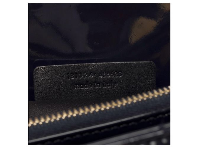 Borsa in pelle nera YVES SAINT LAURENT - 103694 Nero - vista 7