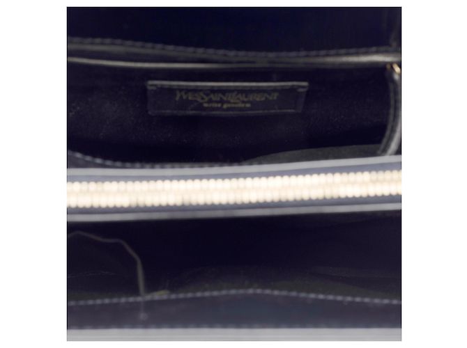 Borsa in pelle nera YVES SAINT LAURENT - 103694 Nero - vista 8
