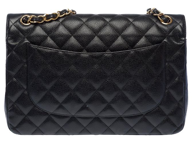 Borsa CHANEL Timeless/Classique in Pelle Nera - 103741 Nero - vista 3