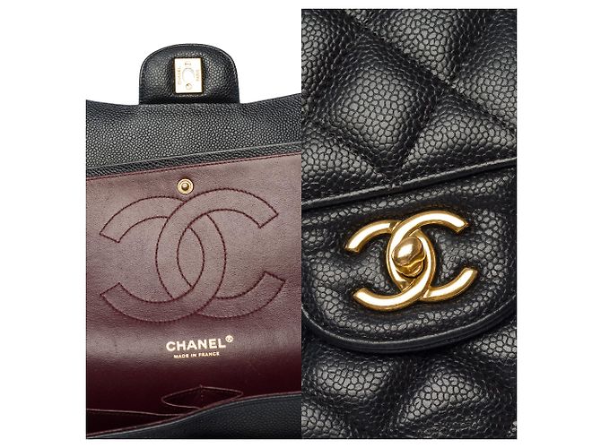 Borsa CHANEL Timeless/Classique in Pelle Nera - 103741 Nero - vista 6