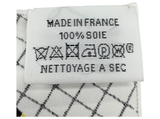 Hermès Hermes Carre 70 Les Petit Papier Sciarpa in seta Multicolore - vista 10