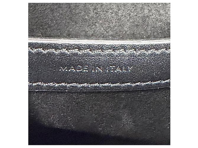 Céline Celine 11377 Borsa Boston Small Cuir Triomphe in pelle liscia Nero - vista 13