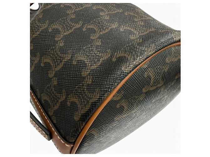 Céline Piccola borsa a tracolla con coulisse CELINE Triomphe - vista 8