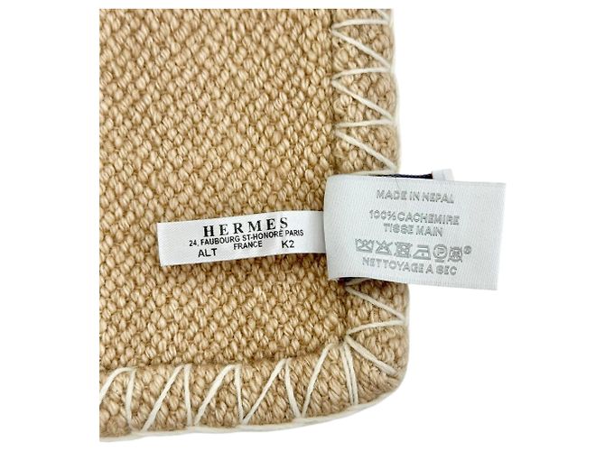 Hermès Hermes Handwoven Cashmere Blanket - view 9