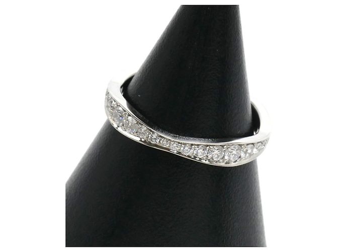 HARRY WINSTON Platinum Pave Wave Ring - Ansicht 2