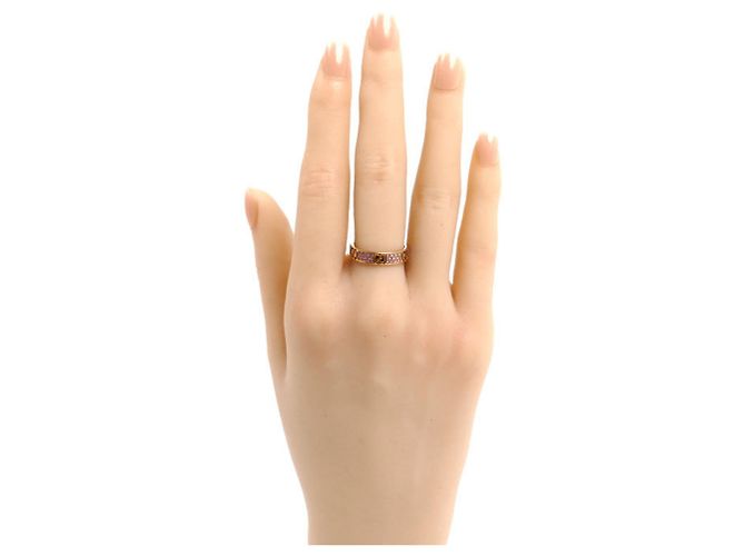 GUCCI 18K Roségold Icon Stardust Ring mit Saphir - Ansicht 6