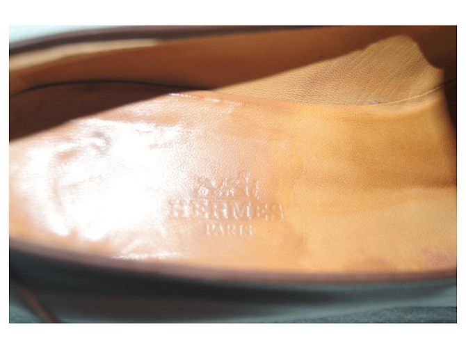 Hermès Mocassini in Pelle Marrone - vista 10