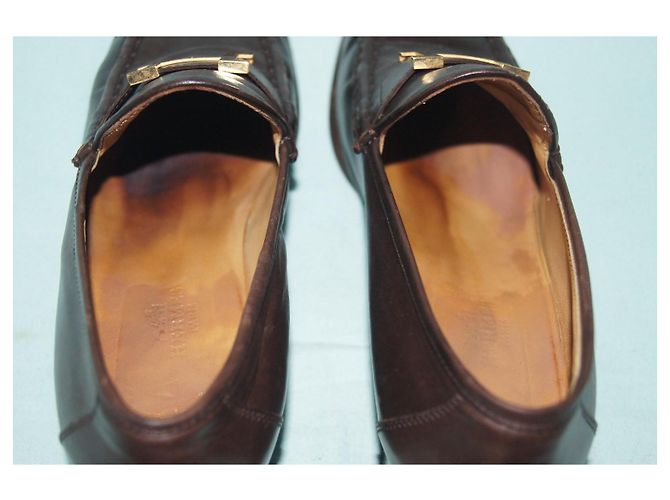 Hermès Mocassini in Pelle Marrone - vista 8