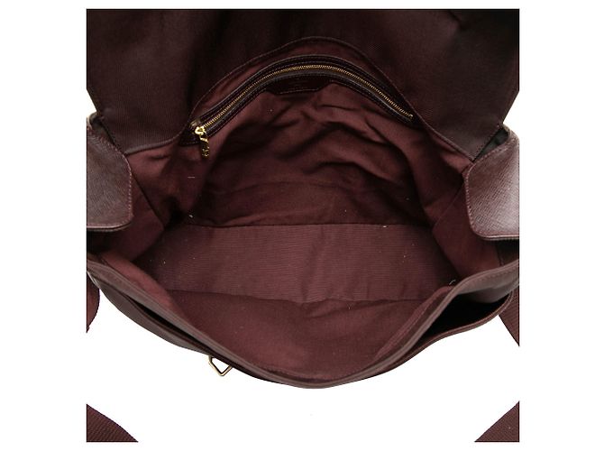 Louis Vuitton Rosso Taiga Dersou Bordò - vista 4