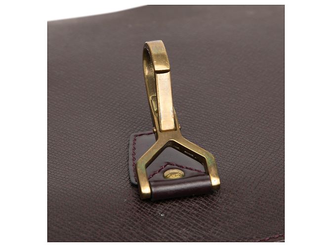 Louis Vuitton Rosso Taiga Dersou Bordò - vista 6
