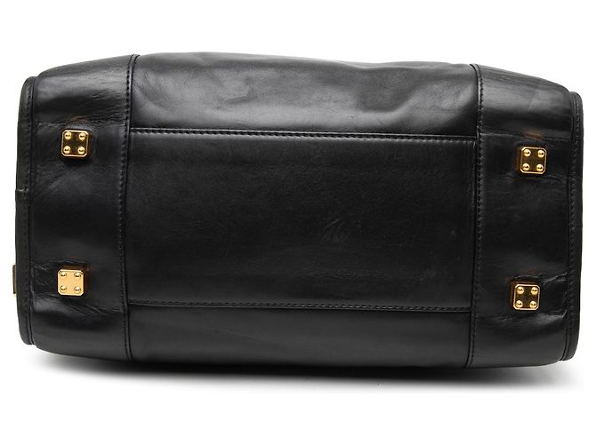 LOEWE Amazona 32 in pelle nera Nero - vista 3