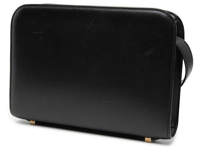 Borsa satchel in pelle di vitello nera Saint Laurent Nero - vista 2