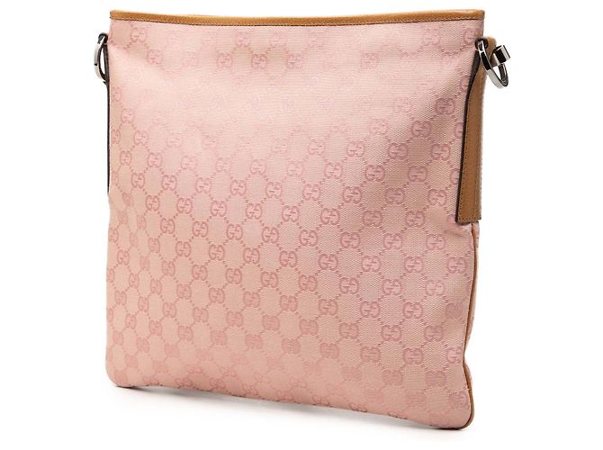 Borsa a tracolla Gucci Pink GG Canvas Rosa - vista 2