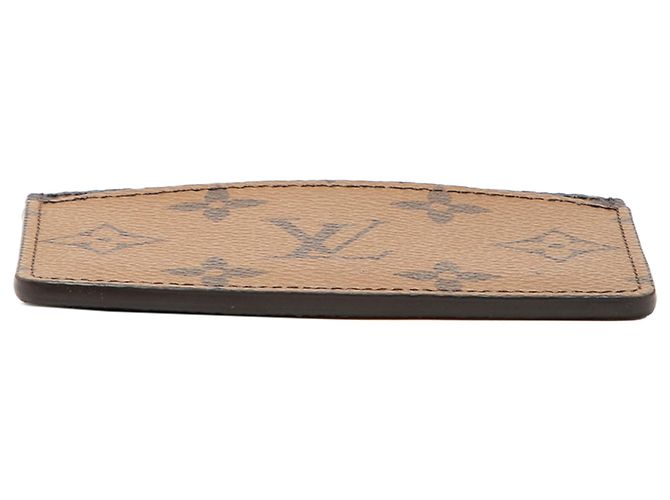 Tarjetero Louis Vuitton Brown Monogram Reverse Castaño - vista 3
