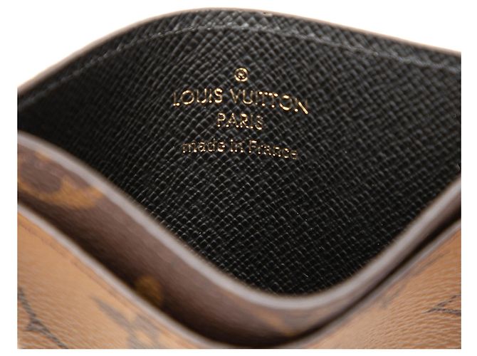 Tarjetero Louis Vuitton Brown Monogram Reverse Castaño - vista 5
