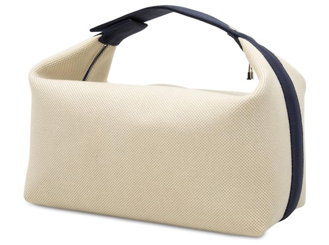 Hermès Beige Large Toile Bride A Brac Cabriole Case - vista 2