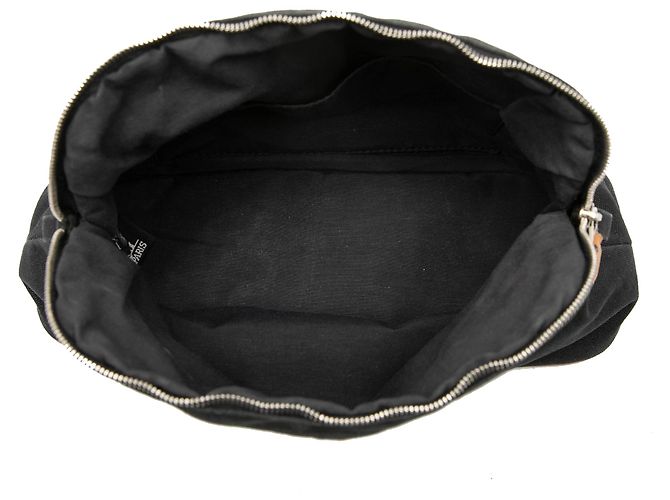 Hermès Black Toile Bolide Trousse De Voyage Pouch PM Nero - vista 4