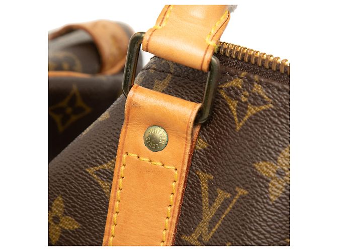 Louis Vuitton Marrone Monogram Keepall 50 - vista 11