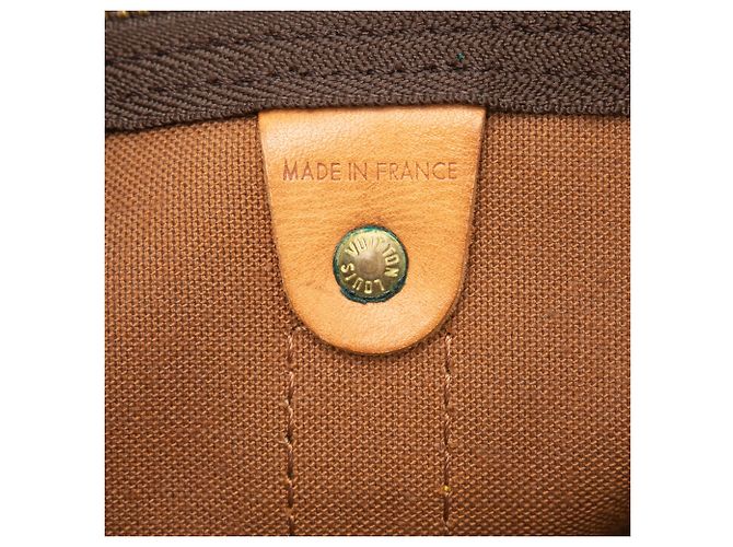Louis Vuitton Marrone Monogram Keepall 50 - vista 6