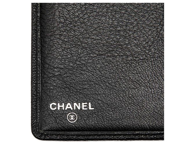 Cartera Chanel Black CC Goatskin L Yen Negro - vista 5